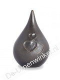 Bronzen mini urn traan