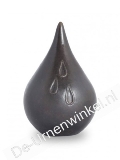 Bronzen mini urn teardrop