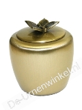 Bronzen mini urn met vlinder