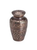 Koperkleurige mini urn