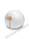 Mini urn porselein bolvorm / margrieten