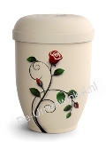 Ecologische urn met roos