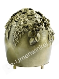 Bronzen urne bloemen decoratie