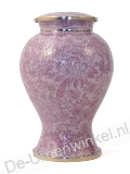 Cloisonne urn roze tinten