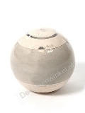 Keramische Art urn creme grijs tinten