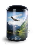 Airbrush urn Fjordenlandschap