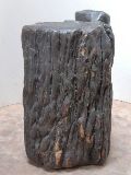 Versteend hout urn donkerbruin